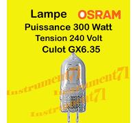 OSRAM 1 LAMPE AMPOULE PUISSANCE 300W / TENSION 240V, CULOT GX6.35