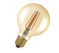 Osram 1906 Édition Vintage, E27-Base, Verre Doré ,Blanc Chaud (2400k), 725 Lumen, Remplacement De La Traditionnelle 55w-Ampoules 2-Pack