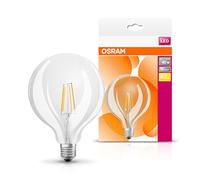Osram 4052899420908 Blister Lot de 4 Ampoules LED Retrofit Filament Globe E27 4 W Plastique Blanc