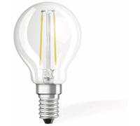 Osram 4052899936447 Retrofit Ampoule LED Sphérique à Filament 2 W E14 Plastique Transparent