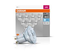 Osram 4058075036703 Spot LED 4,30W Cool Réflecteur 4000K, Verre, GU10, 4 W, Argent, Blanc Froid - Pack de 10