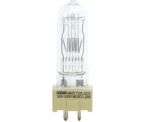 OSRAM 64670 240V/500W GY-9.5 - Lampes halogènes, socle GY9.5