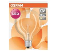 Osram Led (Einfarbig) 230 V E27 2 W = 25 W Warmblanc Globeform (Ø X L) 124 Mm X 168 Mm Fil