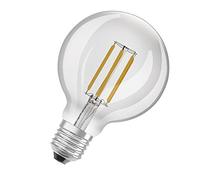 Osram Ampoule LED à économie d'énergie, globe à filament, E27, blanc chaud (3000K), 4 watts, remplace une ampoule de 60W, très efficace et économe en énergie, pack de 1