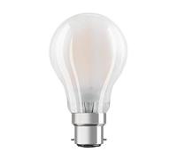 Osram Ampoule LED à filament avec culot B22d, blanc chaud (2700K), forme d'ampoule classique, 8W, verre dépoli, remplace une ampoule standard de 75W, 1-pack
