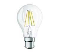 Osram Ampoule LED à Filament | Culot B22 | Forme Standard | Blanc Chaud 2700K | 4W (équivalent 40W)