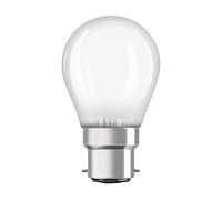 OSRAM Ampoule LED | Culot: B22d | Blanc chaud | 2700 K | 4 W | équivalent à 40 W | dépolie | LED Retrofit CLASSIC P