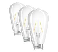 Osram Ampoule LED | Culot: E27 | Blanc chaud | 2700 K | 2,50 W | équivalent à 25 W | LED Retrofit CLASSIC ST (Lot de 3)