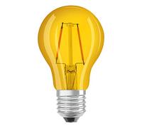 OSRAM Ampoule LED | Culot: E27 | Jaune | 2200 K | 2,50 W | équivalent à 15 W | clair | LED STAR DECO CLASSIC A