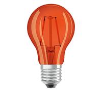 Osram Ampoule LED, Culot: E27, Orange, 1500 K, 2,50 W, équivalent à 15 W, clair, LED STAR DECO CLASSIC A
