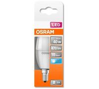 OSRAM Ampoule LED Flamme dépolie avec radiateur 5,5W=40 E14 froid