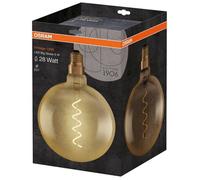 Osram Vintage Edition 1906 Ampoule LED à Filament Spirale - Culot E27 - Forme Spéciale Globe 200mm Big Globe Or Ambrée - Blanc Chaud 2000K - 5W (Équivalent 28W)