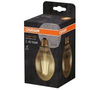 OSRAM Ampoule LED oval édition 1906 claire filament or 4,5W=40 E27 - Blanc chaud
