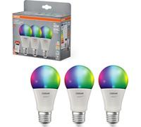 Osram Ampoule LED SMART+, forme d'ampoule A60 RGBW E27, contrôlable via | SMART+ MATTER Multicolor Classic, LED Lamps, Blanc, 60 mm dia, 20000 h, pack de 3