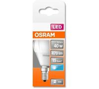 Osram Ampoule Led Sphérique Dépolie Avec Radiateur 5.5w=40 E14 Froid