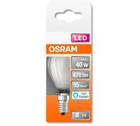 OSRAM Ampoule LED Sphérique verre dépoli 4W=40 E14 lumière du jour