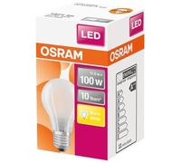 LED E27 OSRAM 4058075124660 11 W = 100 W blanc chaud (Ø x L) 60 mm x 105 mm blanc G
