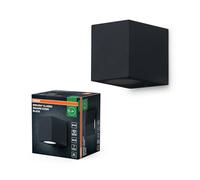 Osram Applique d'extérieur ENDURA Classic Square Down, noire, culot GU10 (max 35W), peut être équipée d'une lampe normale ou intelligente, type down ou up/down, protection IP44