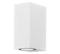 Osram Applique d'extérieur ENDURA Classic Square Updown, blanc, culot GU10 (max 35W), peut être équipée d'une lampe normale ou intelligente, types down ou up/down, protection IP44