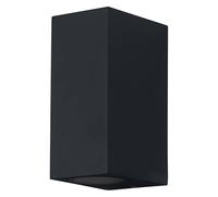 Osram Applique d'extérieur ENDURA Classic Square Updown, noir, culot GU10 (max 35W), peut être équipée d'une lampe normale ou intelligente, types down ou up/down, protection IP44