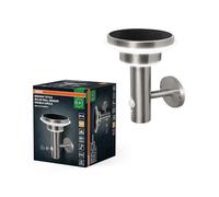 OSRAM ENDURA Style Solar LED Applique murale extérieure noire, capteur de mouvement & de lumière, 3 modes, IP44, design moderne pour jardin & terrasse