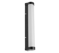 OSRAM Applique/luminaire LED de miroir ORBIS Tube, verre dépoli/noir, 9 W 820 lm