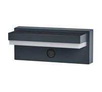 OSRAM Applique murale solaire LED Endura Style robuste, 2,5 W, blanc chaud 3 000 K, 180 lm, USB, capteur PIR, 1 mois