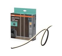 Osram Bandes LED Flex Acoustic Noires, 2,6m, 24W, 260lm, 3000K blanc chaud, H13mm, Kit d'Extension, noir mat, Silicone