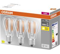 OSRAM BASE CLAS A 75 7.5 W/2700 K E27 Set of 3 - Lampes LED socle E27