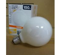 OSRAM BELLALUX GLOBE G95 E27 150W Blanc Doux | Lampe Globale Opale Ø 95Mm