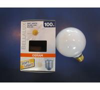 OSRAM BELLALUX Soft White Globe G80 Ampoule Glühlampe E27 100 W Opale