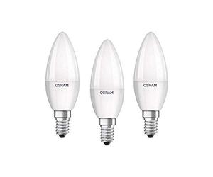 Osram Blister Lot de 3 Ampoules LED Dépolie Verre 5 W E14 Blanc Froid 4052899972674