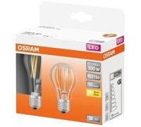 OSRAM - Boite de 2 LED std verre clair 10W E27 1521lm 2700K chaud