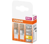 OSRAM HOMELIGHTING 4058075449862 LED CEE E (A - G) G9 forme de cône 2.6 W = 30 W blanc chaud (Ø x L) 14 mm x 43 mm 2 pc(s)