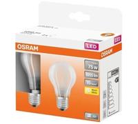 Osram Ampoule LED Star Classic A75 E27 1055lm 2700K blanc chaud équiv.75W lot de 2 non-dimmable