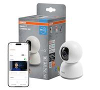 Osram Caméra SMART+ Wi‑Fi 360° 4MP 2K – panoramique, nuit 7 m, audio bidirectionnel, blanc