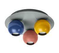 OSRAM Decor Bubble Plafonnier décoratif, 3 têtes avec culot E27, 250mm, IP20, mé