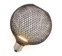 LEDVANCE Ampoule LED HOMELIGHTING 4058075840126 E27 3,5W blanc chaud 2700K Globe plat Ø125 mm noir