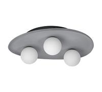 OSRAM Decor Nest Plafonnier décoratif en béton, 3 têtes, avec culot enfichable G