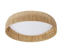 OSRAM Decor Plafonnier décoratif avec abat-jour en bambou, 500 mm, 28 W, 1150 lm