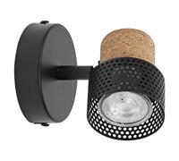 OSRAM DECOR SPOT CORK, 1 x 3,4W, 230lm, noir, spot, têtes réglables, utilisation