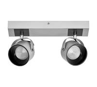 OSRAM Decor Spot Jupiter 2 Spot 4099854471452 Plafonnier à spot LED, Projecteur mural LED LED 11.5 W argent