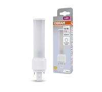 Osram DULUX D 18 Ampoule LED pour culot G24D-2, 7 watt, 700 lumen, blanc froid (4000K), orientable, en remplacement de l'ampoule Dulux conventionnelle 18W