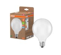 Osram en forme de globe classique, avec filament LED décoratif efficacité énergétique A, E27, 5 W, 1055 lm, 6500 K, blanc lumière du jour. Sans échauffement, 100% d'éclairage immédiat.