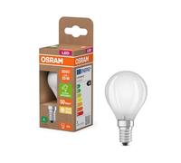Osram en forme de mini bouclassique, avec filament LED décoratif efficacité énergétique A, E14, 1,2 W, 255 lm, 2700 K, blanc chaud. Sans échauffement, 100% d'éclairage immédiat.