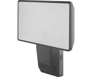 OSRAM ENDURA PRO Projecteur à détecteur pour murs extérieurs, très efficace, avec un grand angle de rayonnement et un design optique innovant, 27W en gris foncé, protection IP55, pour les parkings et 