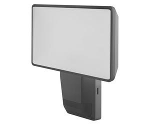 Osram Endura Pro projecteur Mural extérieur avec détecteur, Angle Large, Design Optique innovant, 27W Gris foncé, IP55, pour Parking et Parcs