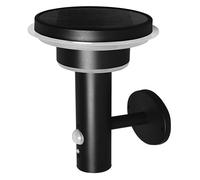 OSRAM ENDURA STYLE, luminaire extérieur solaire Noir, Acier inoxydable, IP44, Capteur de mouvement et de lumière du jour,