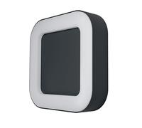 OSRAM ENDURA Style Square Applique murale/plafonnier LED d'extérieur carrée en aluminium gris foncé, efficacité énergétique, protection IP44, pour terrasse et balcon