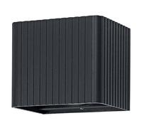 Osram ENDURA® Style Striped Cube Adjustable Wall Updown 10W IP65 Dark Grey